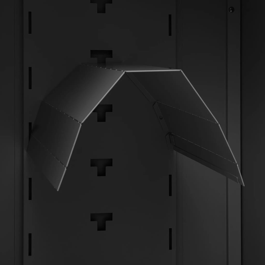 vidaXL Armoire à selles Anthracite 53x53x105 cm Acier