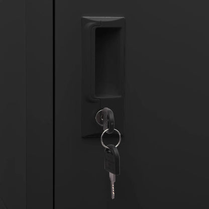 vidaXL Armoire à selles Anthracite 53x53x105 cm Acier