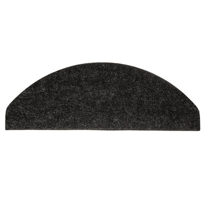 vidaXL Tapis d'escalier autocollants 15 pcs 65x22,5x3,5 cm Anthracite