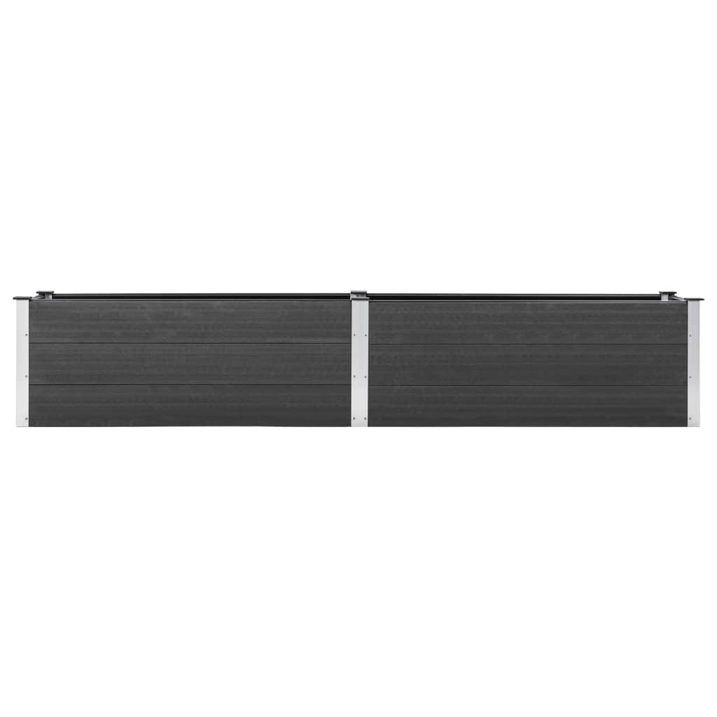 vidaXL Lit surélevé de jardin 200x50x54 cm WPC Gris