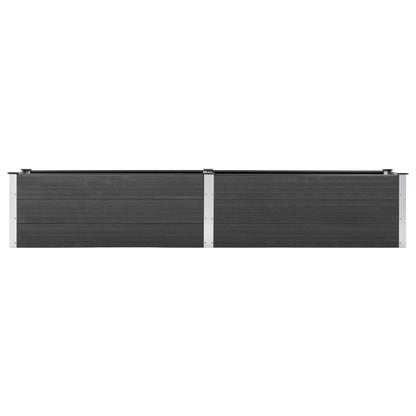 vidaXL Lit surélevé de jardin 200x50x54 cm WPC Gris