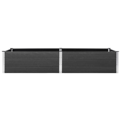 vidaXL Lit surélevé de jardin 200x100x54 cm WPC Gris