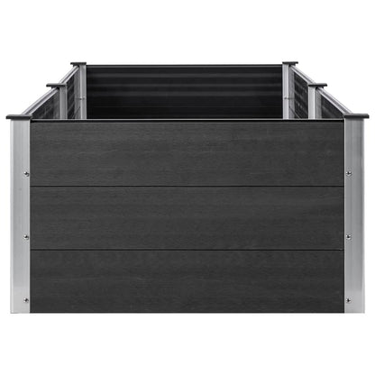 vidaXL Lit surélevé de jardin 200x100x54 cm WPC Gris
