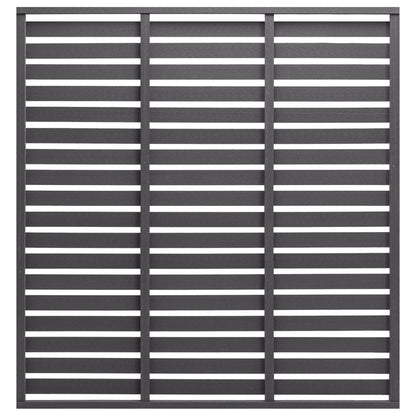 vidaXL Panneau de clôture WPC 180x180 cm Gris