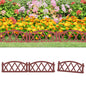 vidaXL Bordures de pelouse 17 pcs Rouge 10 m PP