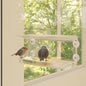 vidaXL Mangeoires à oiseaux de fenêtre 2 pcs Acrylique 30x12x15 cm