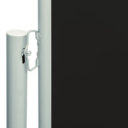 vidaXL Auvent latéral rétractable de patio 180x600 cm Noir