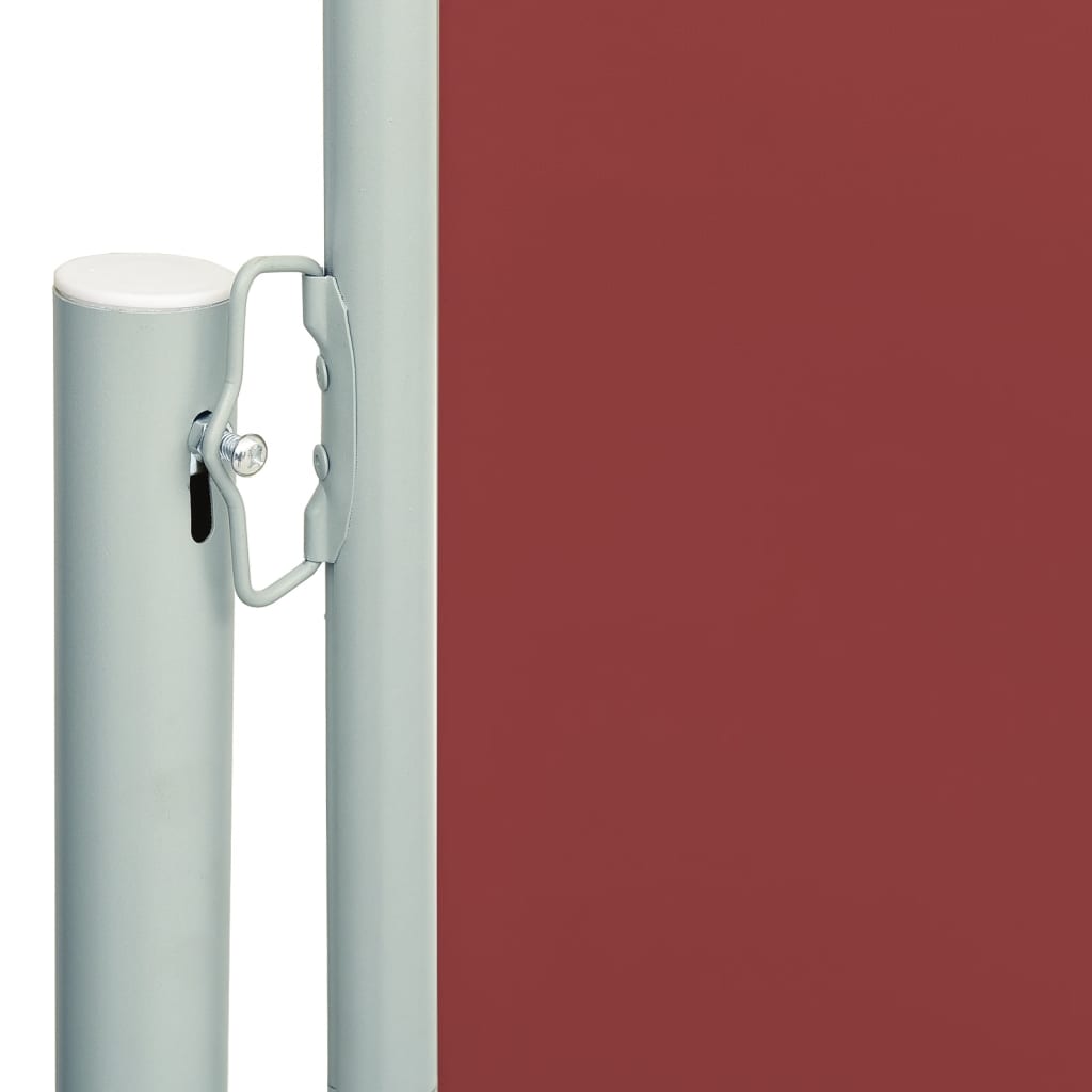 vidaXL Auvent latéral rétractable de patio 220x600 cm Rouge