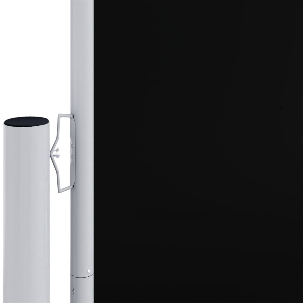 vidaXL Auvent latéral rétractable Noir 180x600 cm