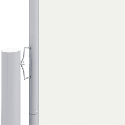 vidaXL Auvent latéral rétractable Crème 180x600 cm