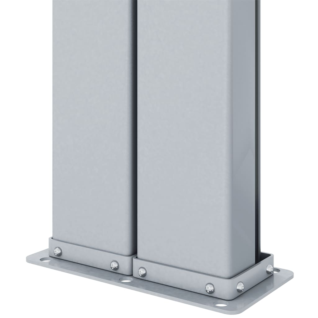 vidaXL Auvent latéral rétractable Crème 180x600 cm