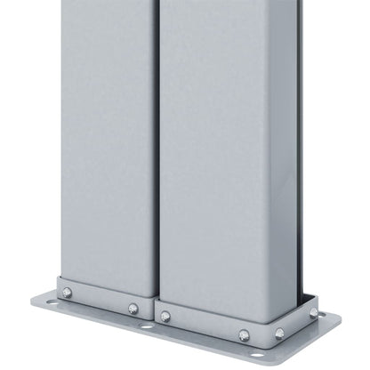 vidaXL Auvent latéral rétractable Crème 180x600 cm