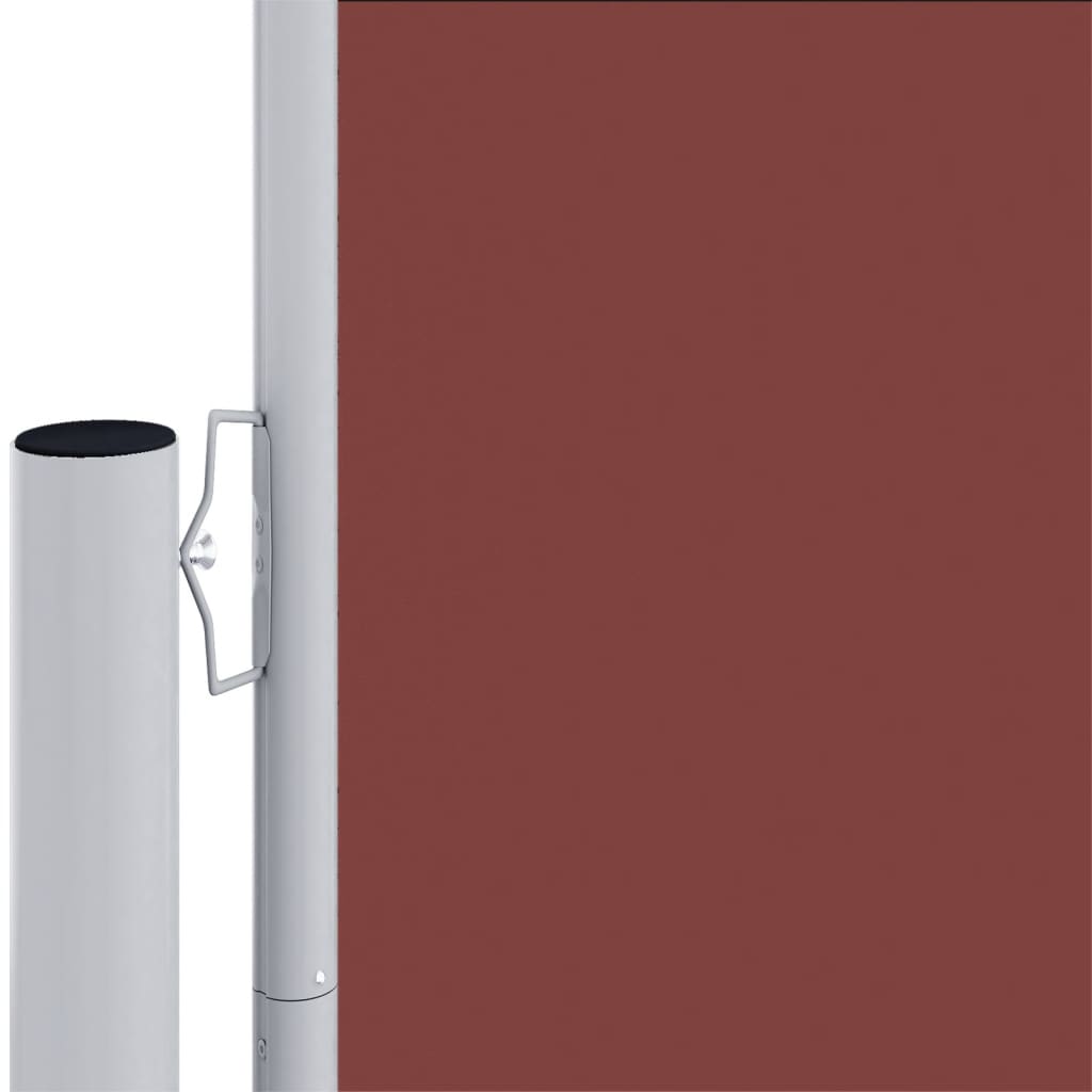 vidaXL Auvent latéral rétractable Marron 180x600 cm