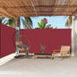 vidaXL Auvent latéral rétractable Rouge 180x600 cm