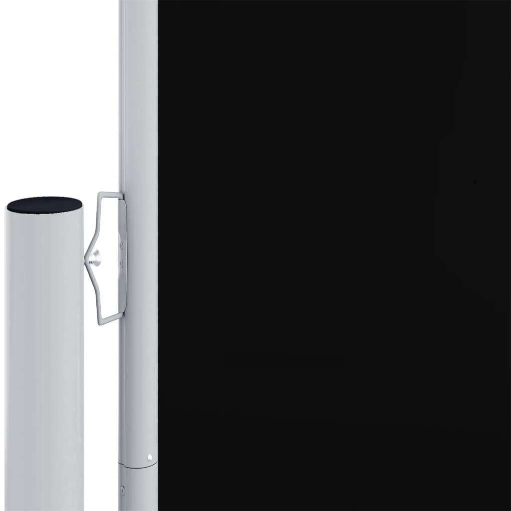 vidaXL Auvent latéral rétractable Noir 200x600 cm