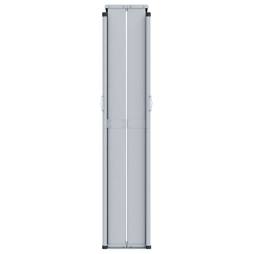 vidaXL Auvent latéral rétractable Marron 220x600 cm