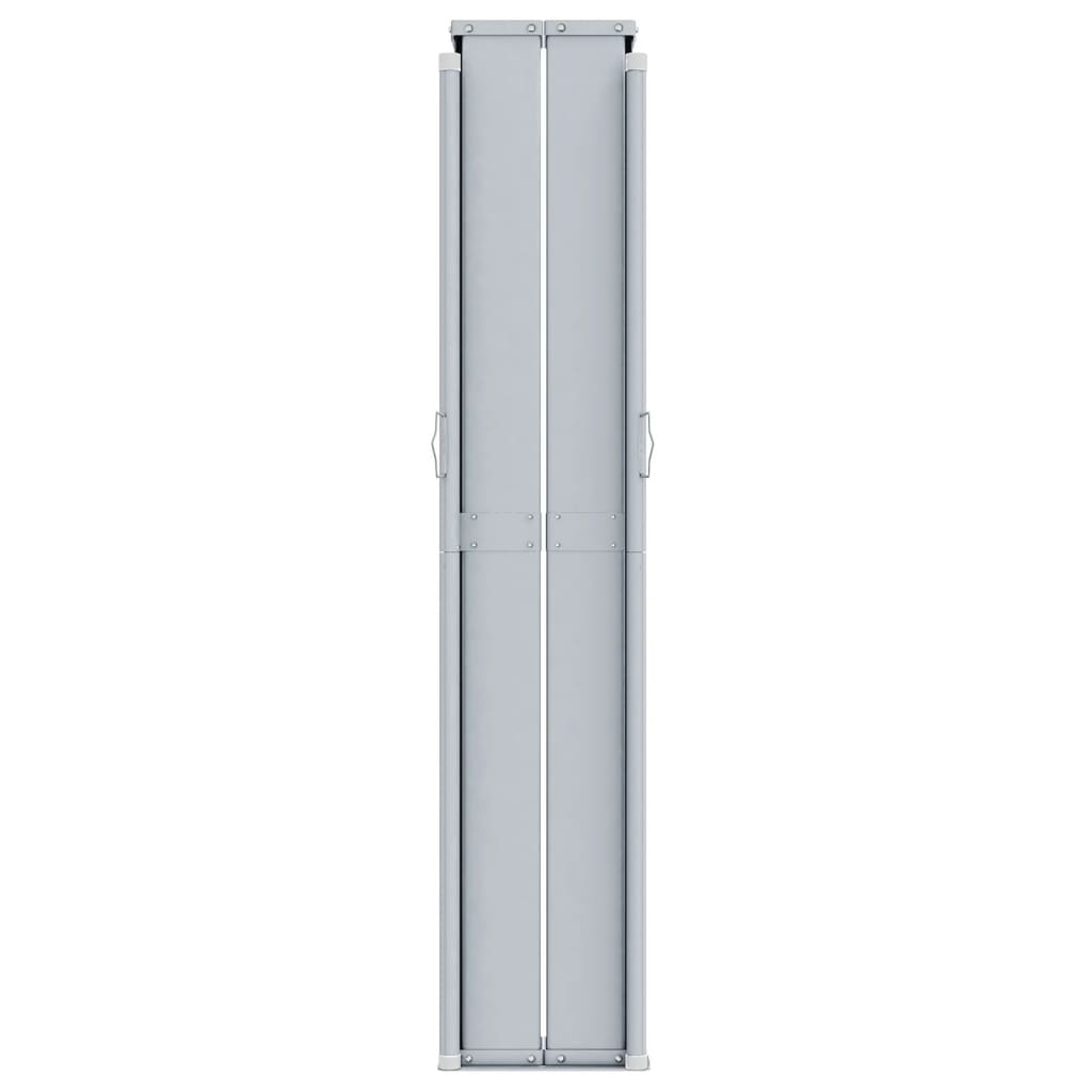 vidaXL Auvent latéral rétractable Rouge 220x600 cm