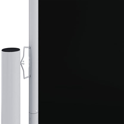 vidaXL Auvent latéral rétractable Noir 200x1000 cm