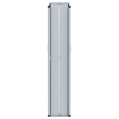 vidaXL Auvent latéral rétractable Marron 200x1000 cm