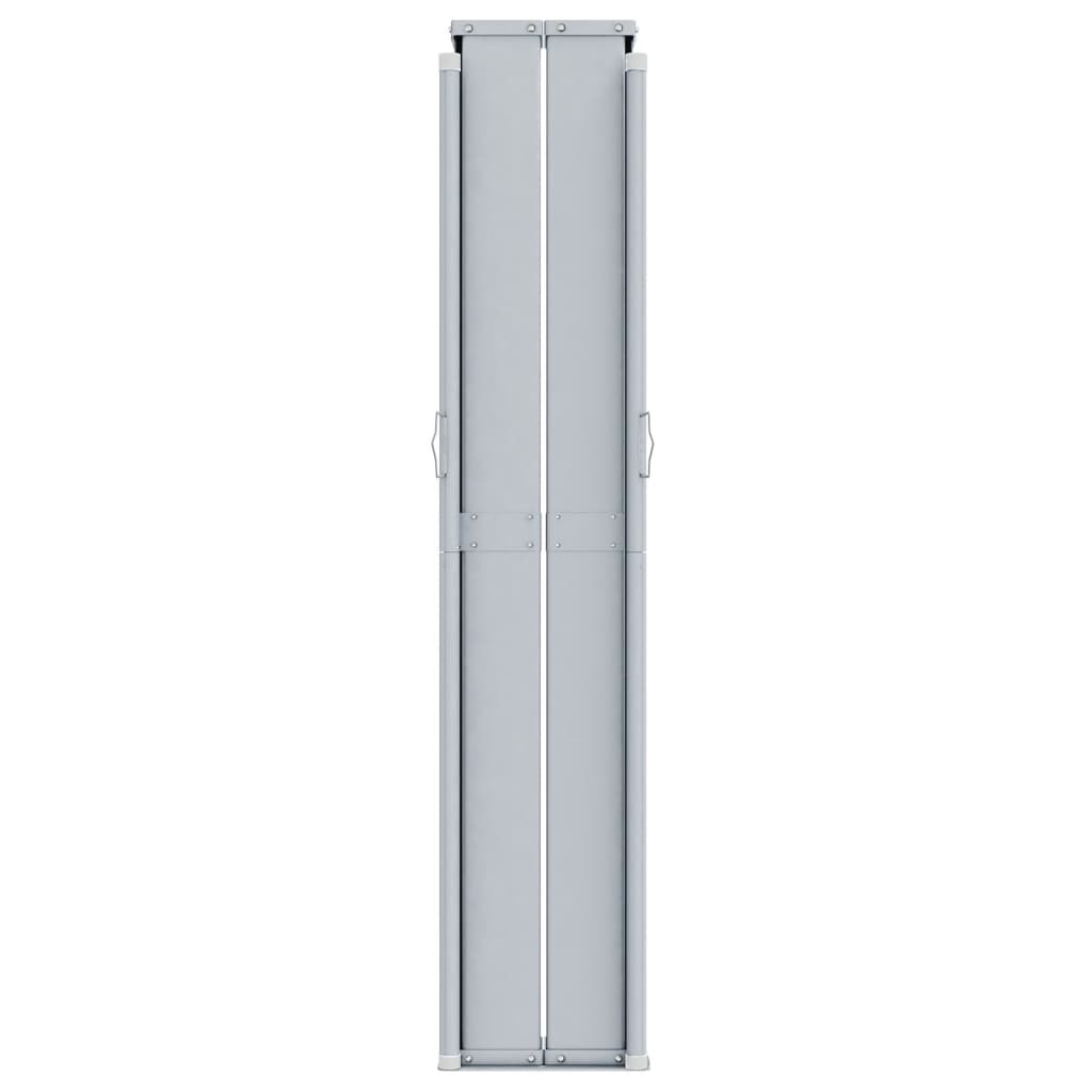 vidaXL Auvent latéral rétractable Rouge 200x1000 cm