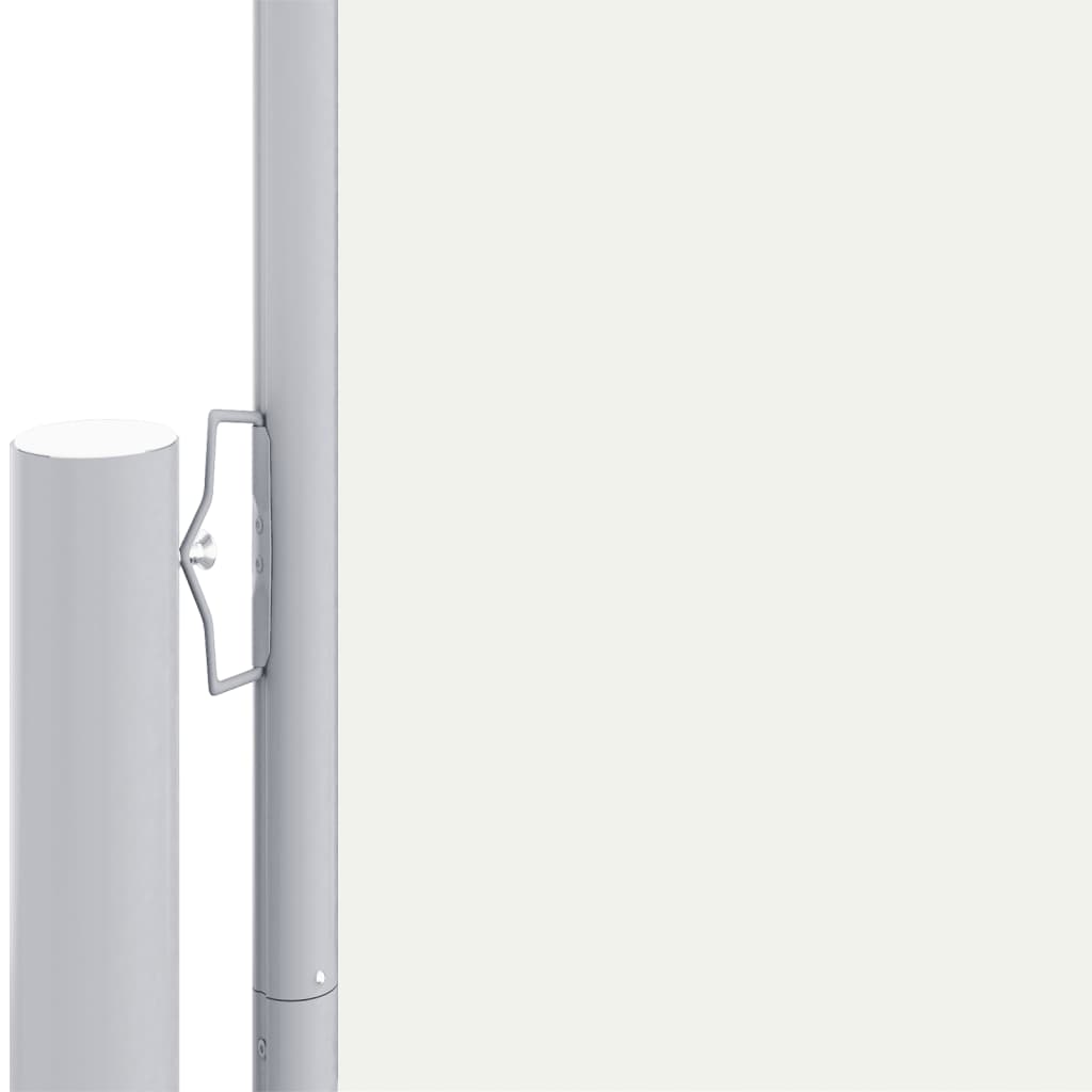 vidaXL Auvent latéral rétractable Crème 220x1000 cm