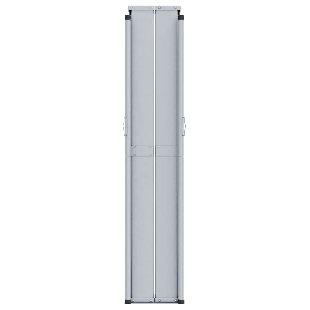 vidaXL Auvent latéral rétractable Marron 220x1000 cm