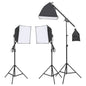 vidaXL Kit d'éclairage de studio avec trépied et boîte à lumière