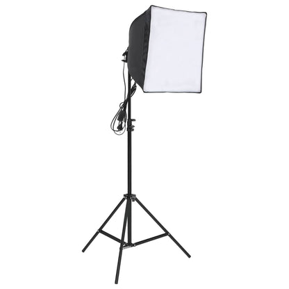 vidaXL Kit d'éclairage de studio avec trépied et boîte à lumière