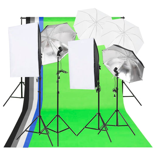 vidaXL Kit d'éclairage de studio photo