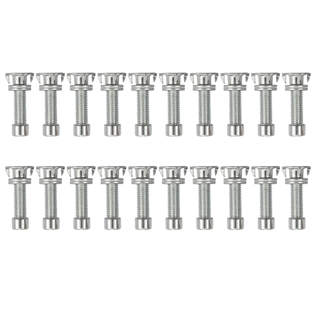 vidaXL Pierres d'escalade 30 pcs PE Multicolore