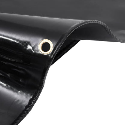 vidaXL Bâche de protection 650 g/m² 1,5x6 m Noir