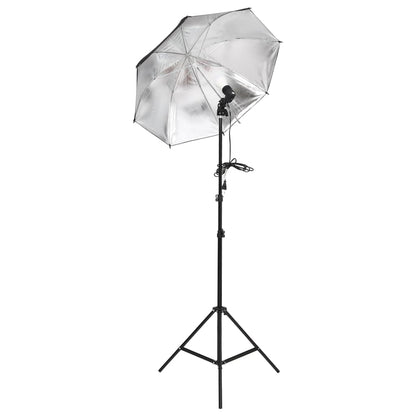 vidaXL Kit de studio photo avec éclairage et toile de fond