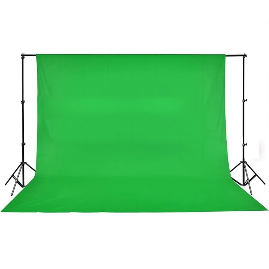 vidaXL Kit de studio photo avec éclairage et toile de fond