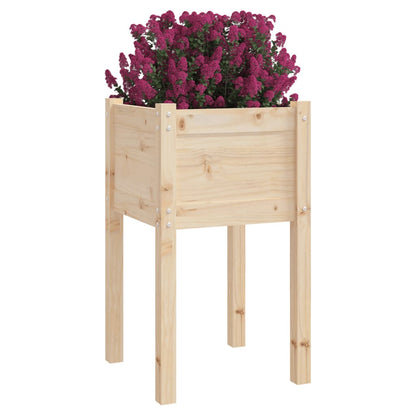 vidaXL Jardinières d'extérieur 2 pcs 40x40x70 cm bois de pin massif