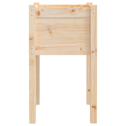 vidaXL Jardinières d'extérieur 2 pcs 40x40x70 cm bois de pin massif