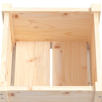 vidaXL Jardinières d'extérieur 2 pcs 40x40x70 cm bois de pin massif