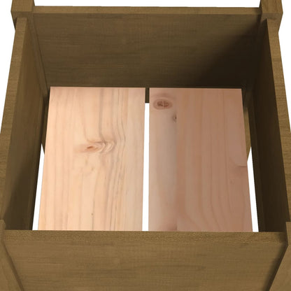 vidaXL Jardinières 2 pcs Marron miel 50x50x70 cm Bois de pin massif