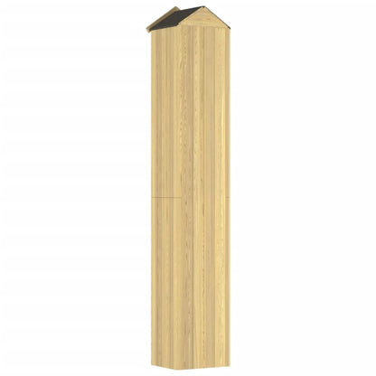 vidaXL Abri à outils de jardin 40x33x222 cm Bois de pin imprégné