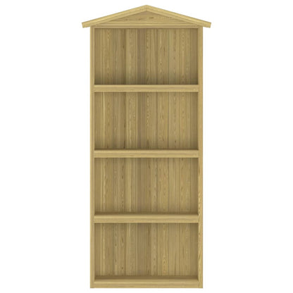 vidaXL Abri à outils de jardin 87x33x222 cm Bois de pin imprégné
