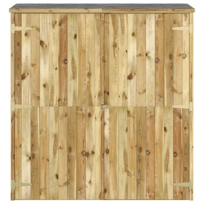 vidaXL Abri à outils de jardin 163x50x171 cm Bois de pin solide