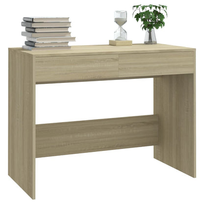 vidaXL Bureau Chêne sonoma 101x50x76,5 cm Aggloméré