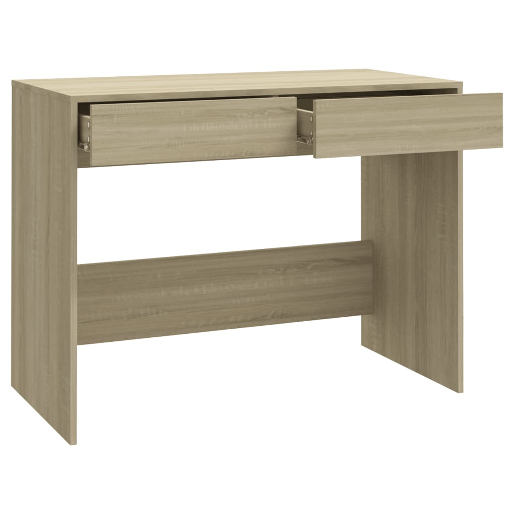 vidaXL Bureau Chêne sonoma 101x50x76,5 cm Aggloméré