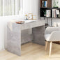 vidaXL Bureau Gris béton 101x50x76,5 cm Aggloméré