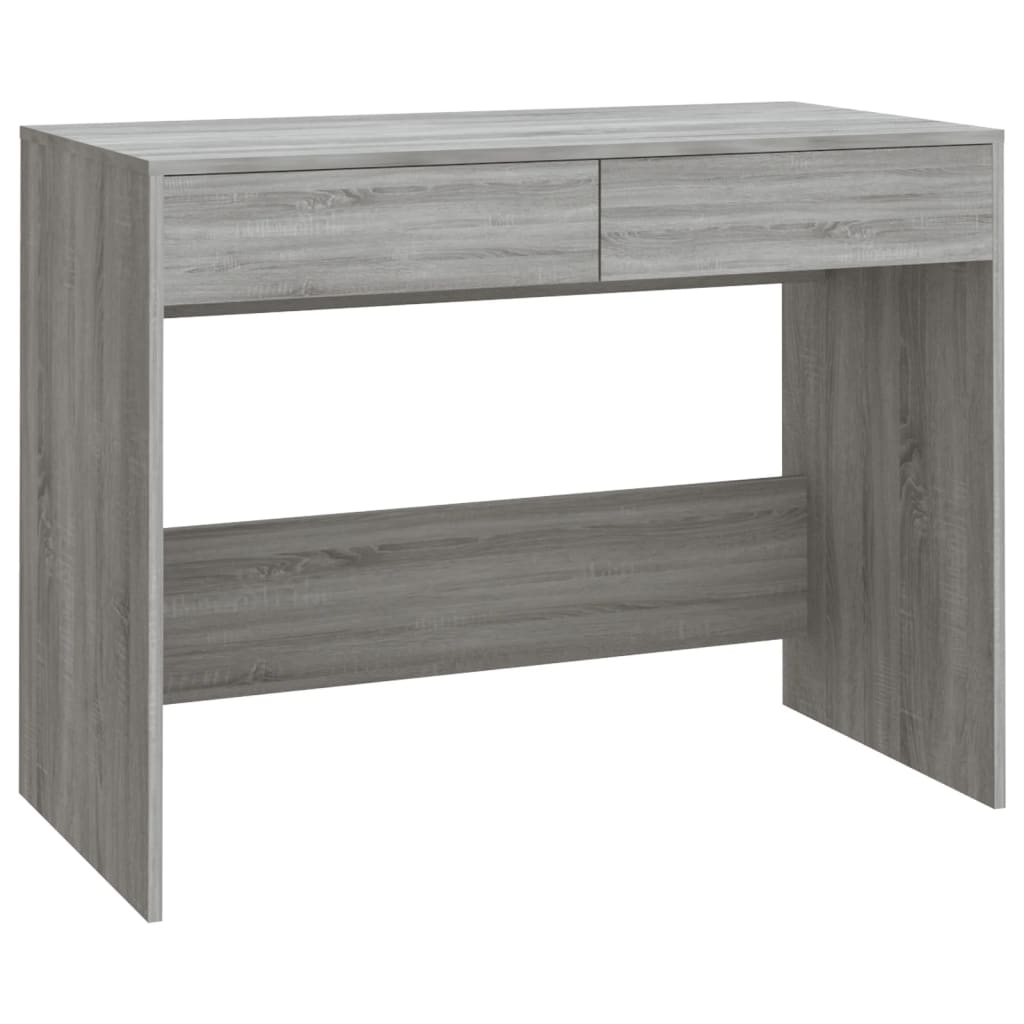 vidaXL Bureau Sonoma gris 101x50x76,5 cm Aggloméré