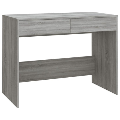 vidaXL Bureau Sonoma gris 101x50x76,5 cm Aggloméré