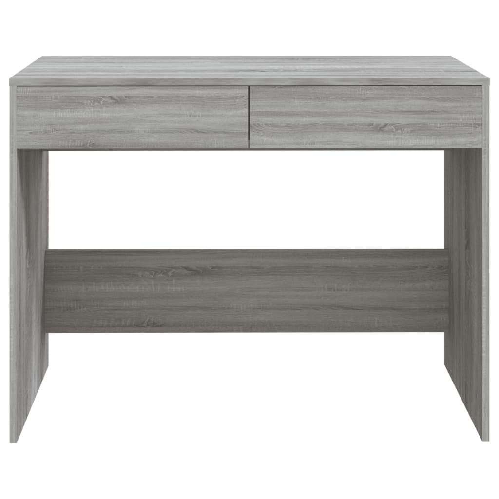 vidaXL Bureau Sonoma gris 101x50x76,5 cm Aggloméré