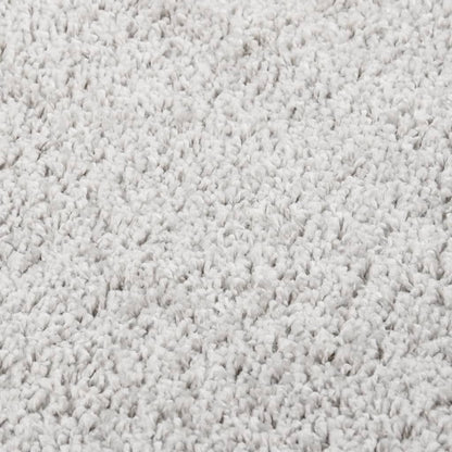 vidaXL Tapis shaggy antidérapant Gris clair 80x150 cm