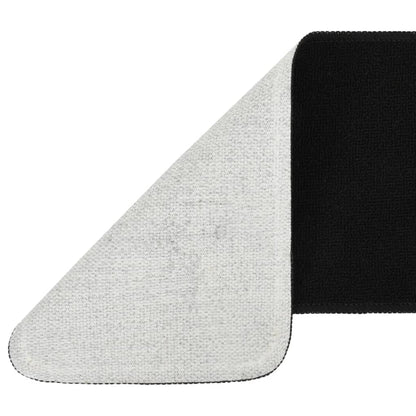 vidaXL Tapis d'escalier antidérapants 15pcs 60x25cm Noir Rectangulaire