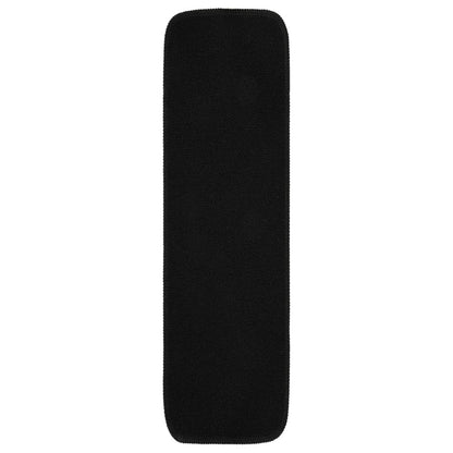 vidaXL Tapis d'escalier antidérapants 15pcs 75x20cm Noir Rectangulaire