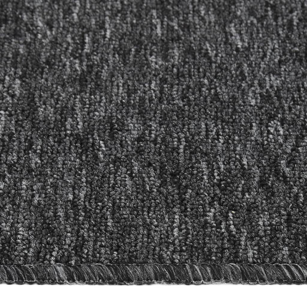 vidaXL Tapis d'escalier 15 pcs 60x25 cm Anthracite Rectangulaire